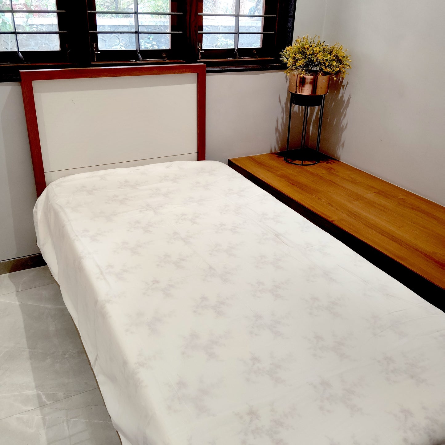 The 3D Floral - Printed Dohar
