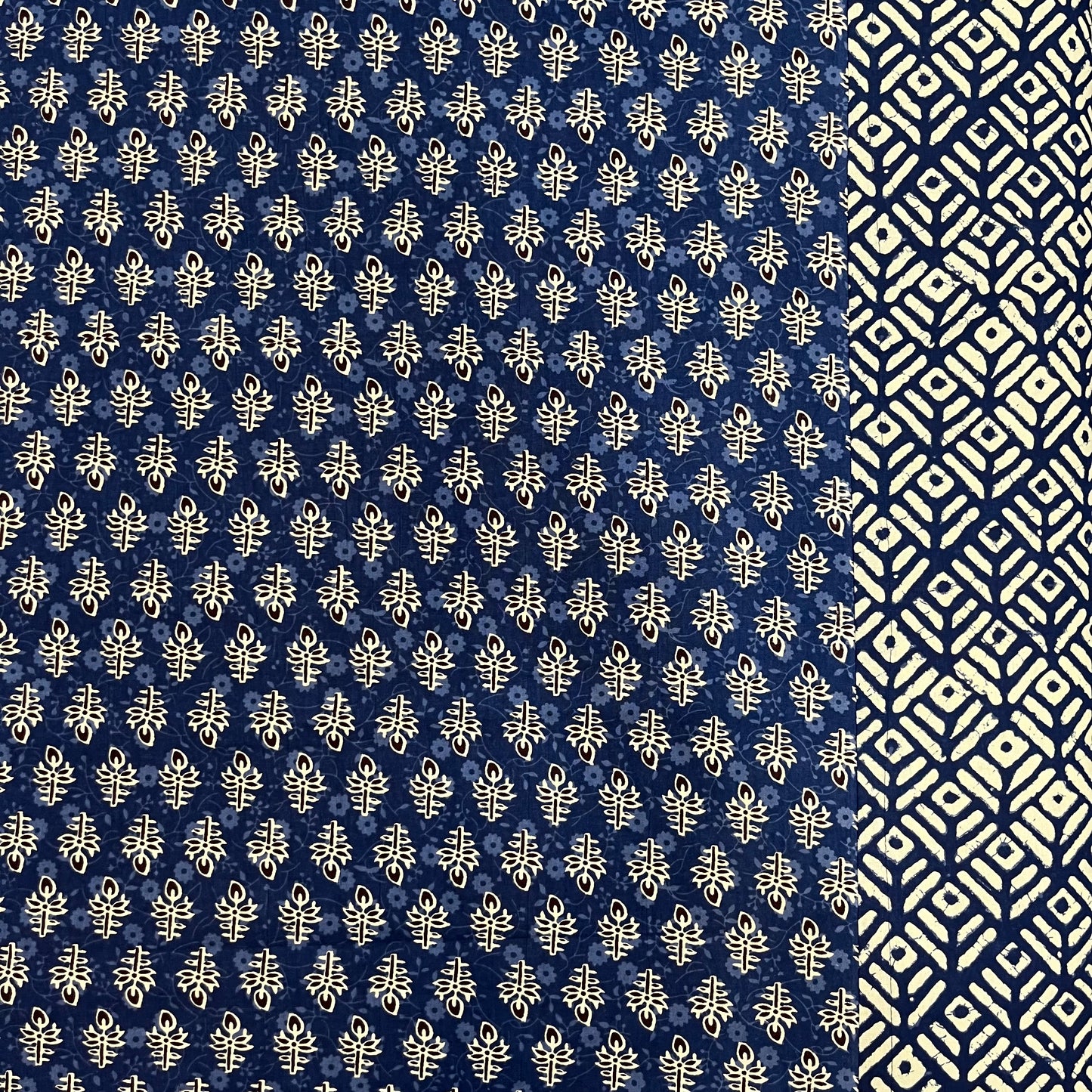 Timeless Royal Blue Ajrak Bedsheet