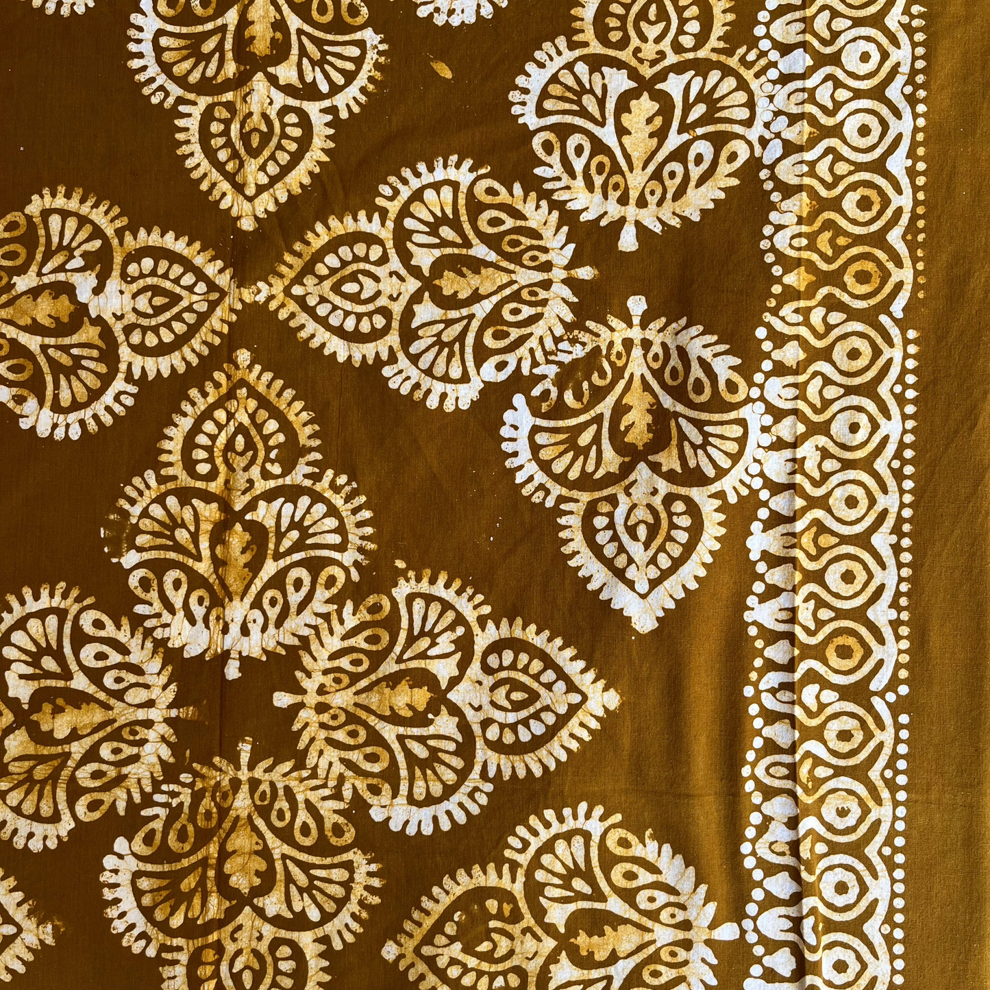 Batik Ochre Bedsheet
