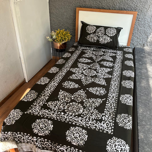 Batik Black Bedsheet