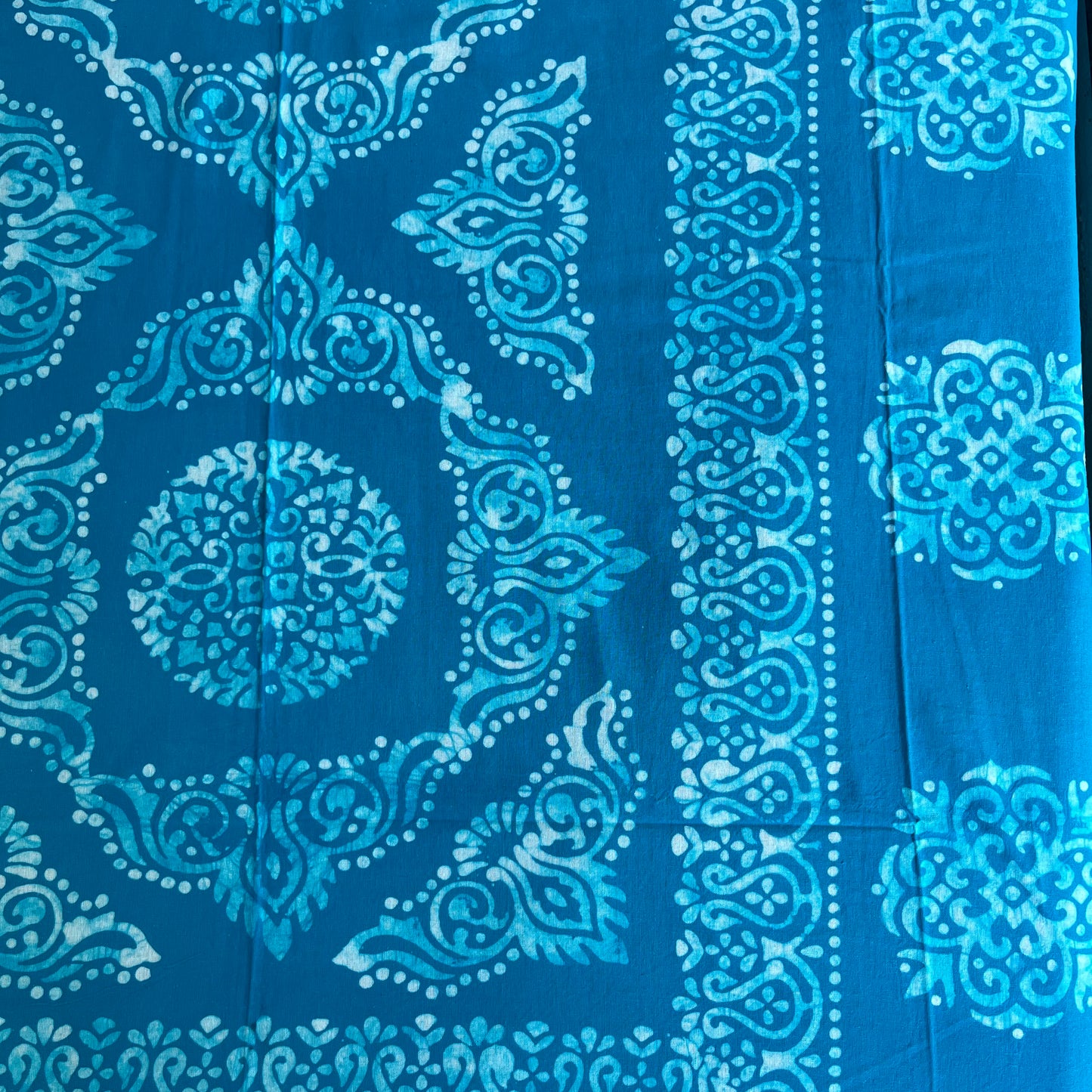 Batik Blue Bedsheet