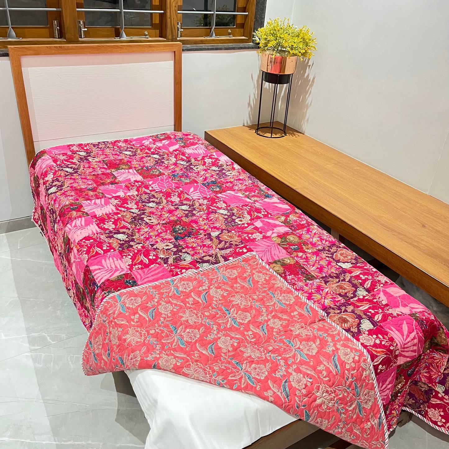 Magenta Mosaic Single Dohar