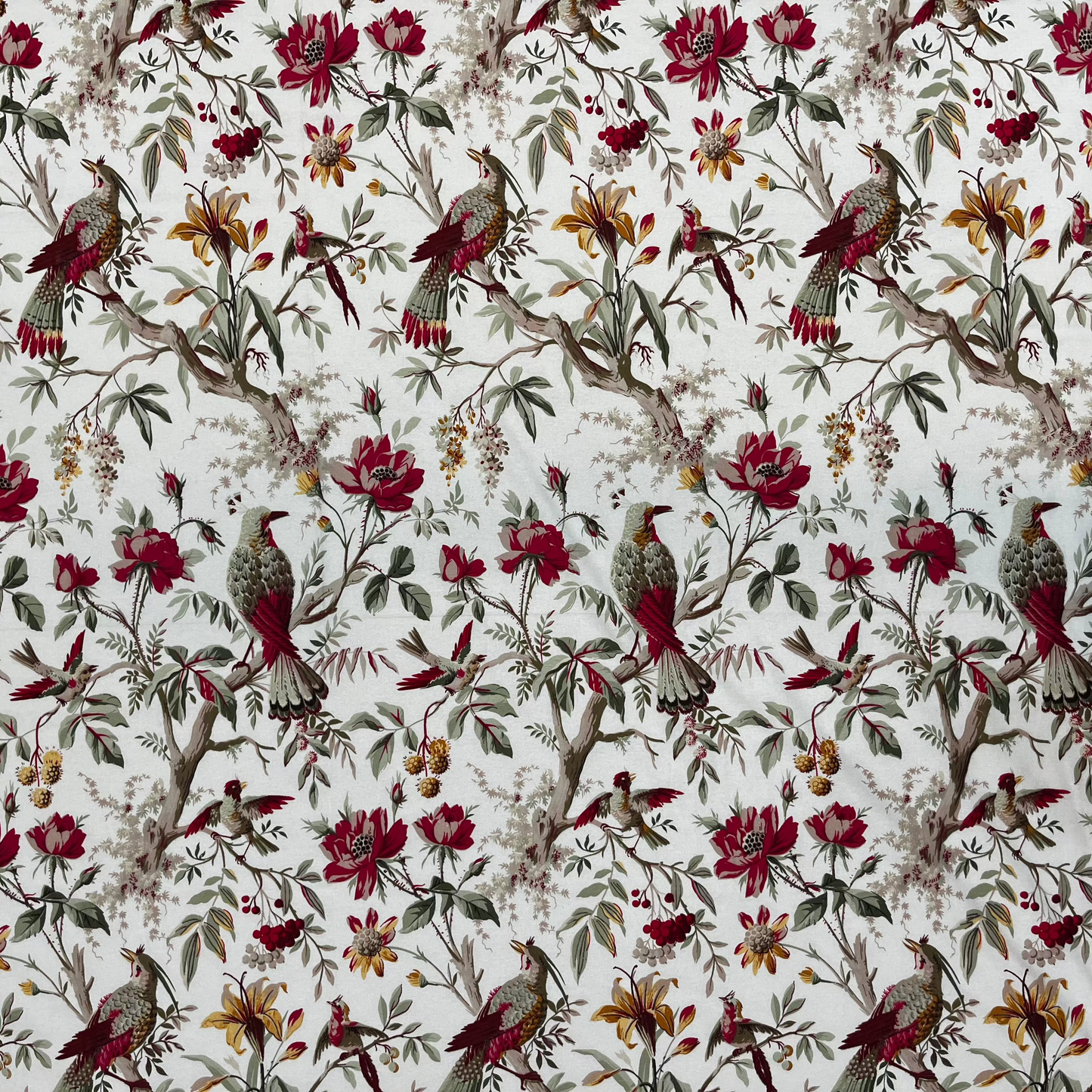 Anokhi Elegance Bird Floral Bedsheet