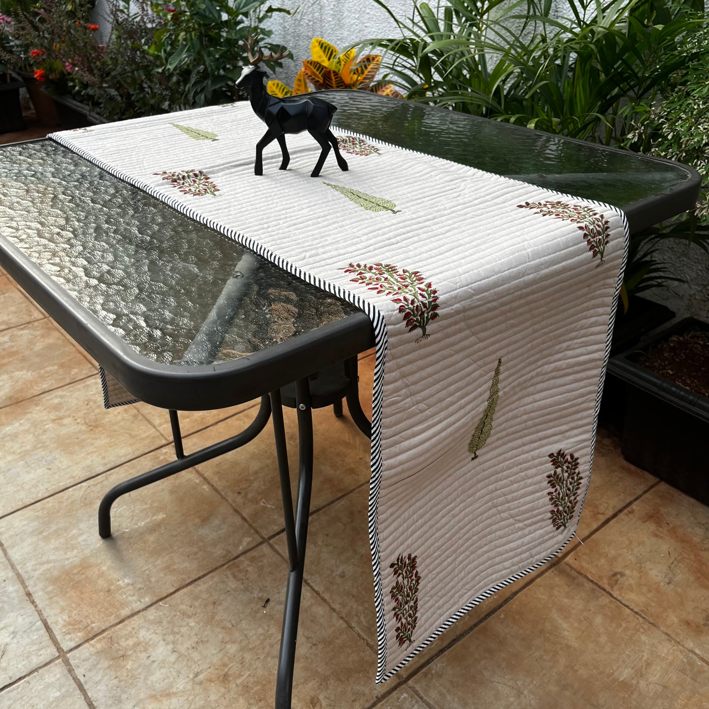 Quilted Cotton Table Runner 2