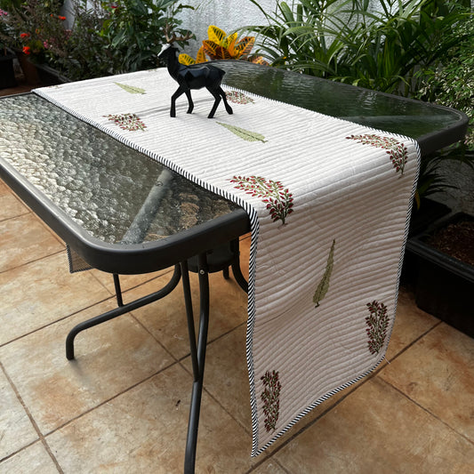 Quilted Cotton Table Runner 2
