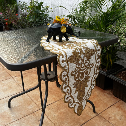 Beaded Table Runner 7