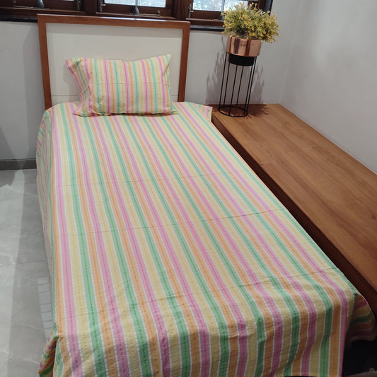 Cheese Cotton Orange Bedsheet