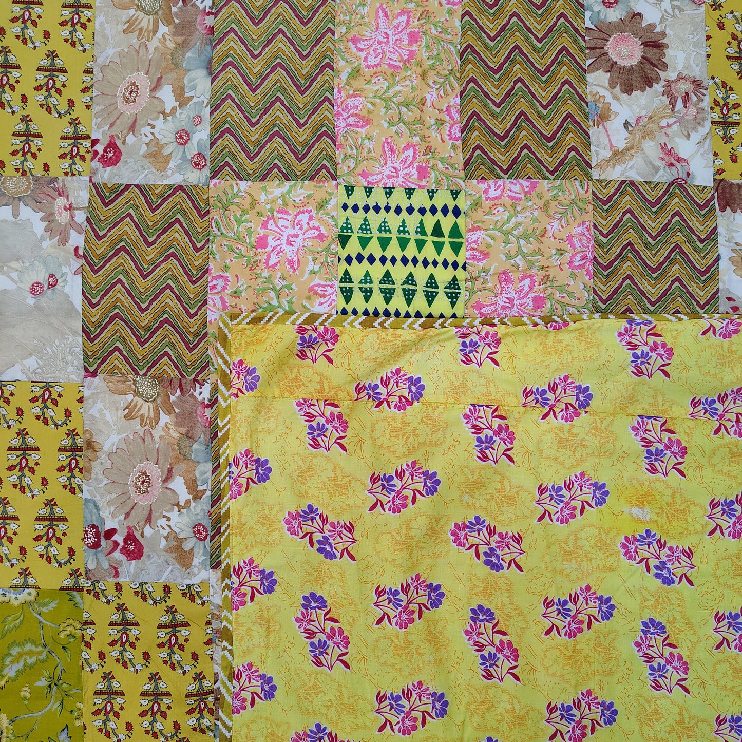 Green Patchwork Dohar
