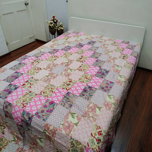 Baby Pink Patchwork Dohar