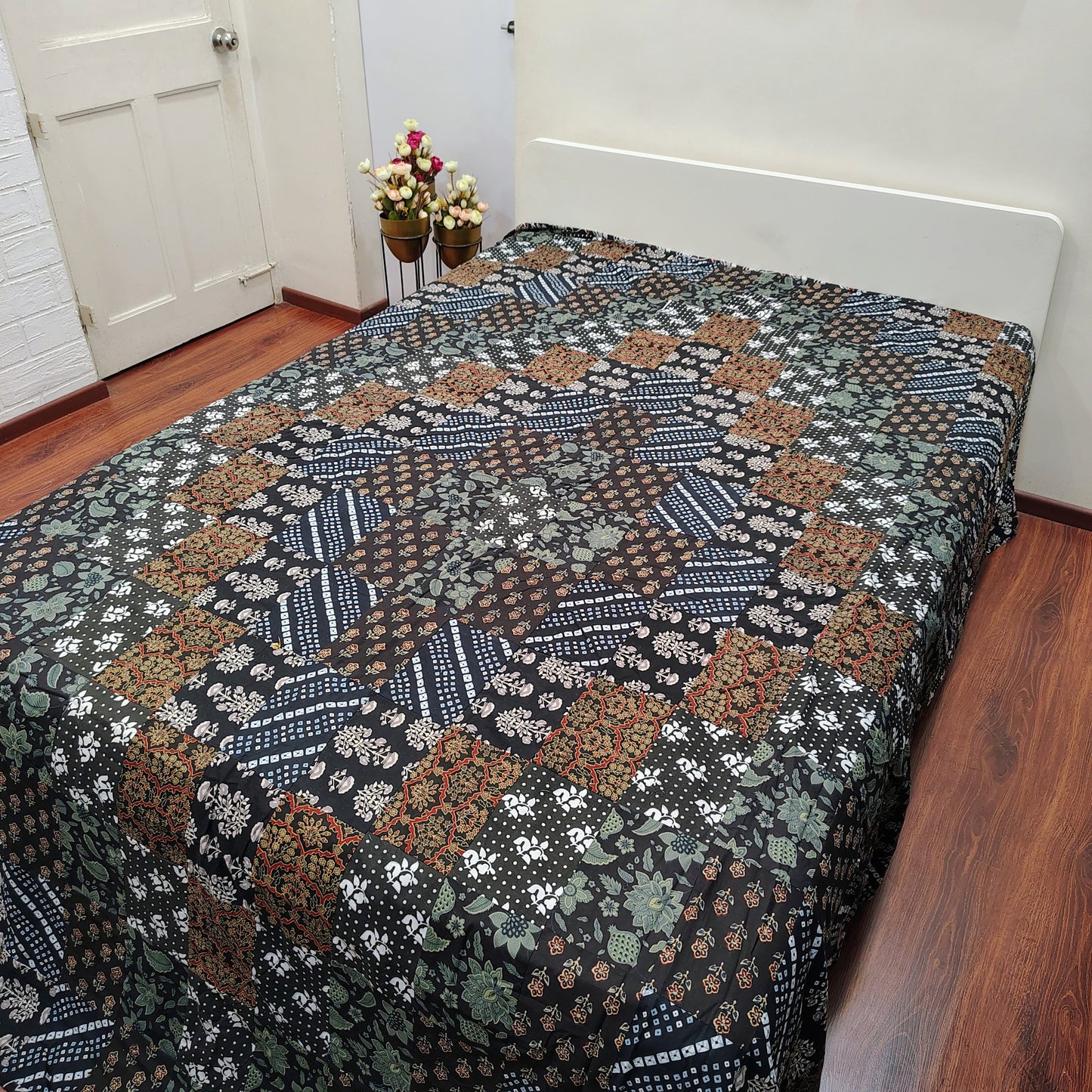 Brown Patchwork Dohar