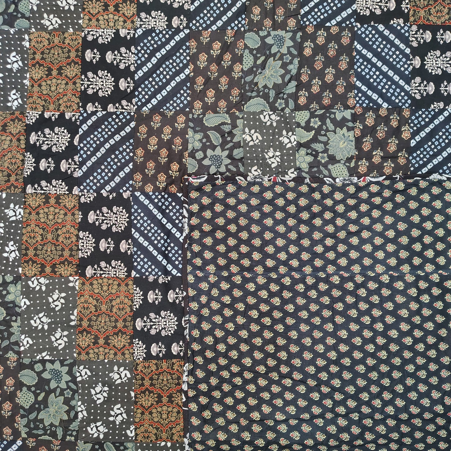 Brown Patchwork Dohar