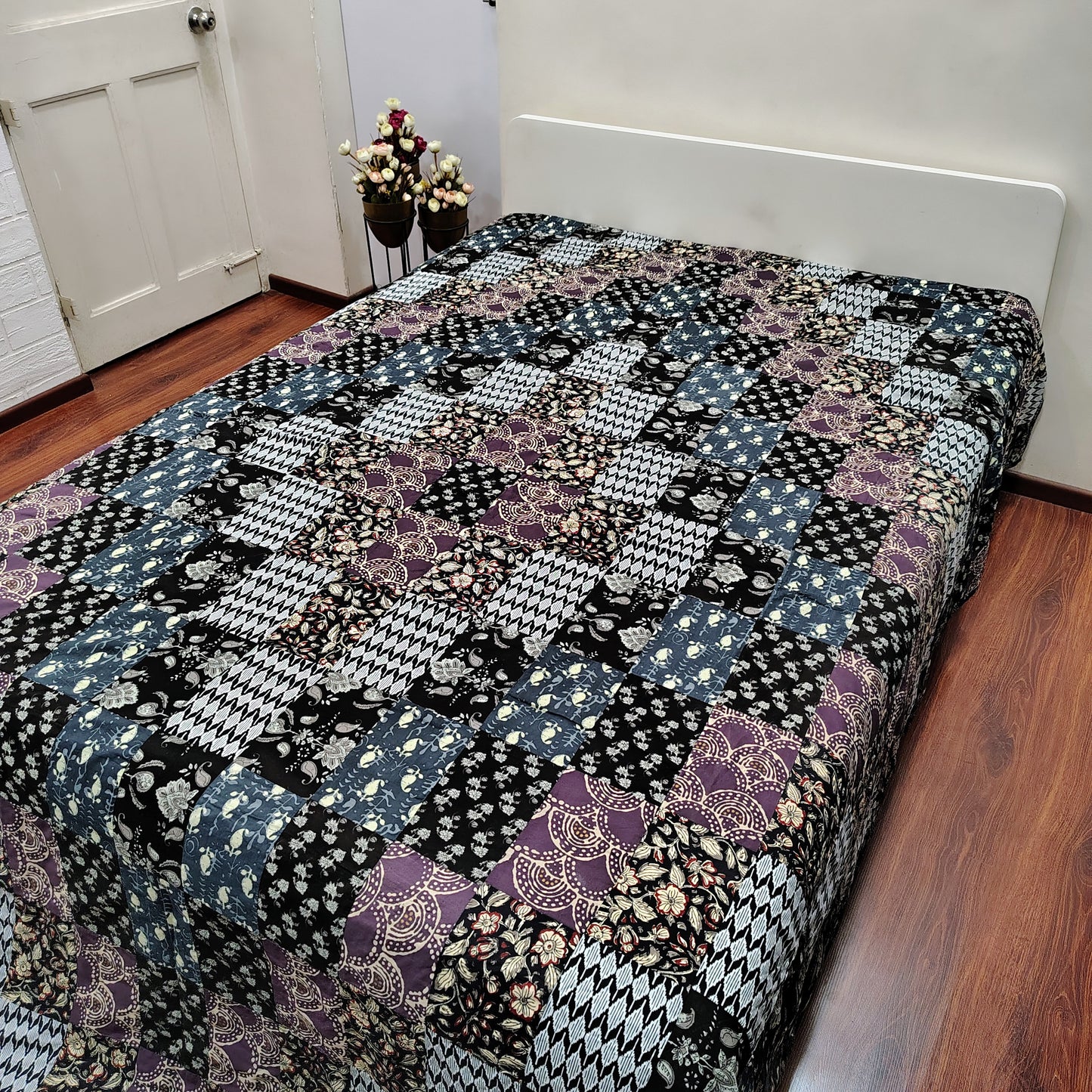 Black Patchwork Dohar