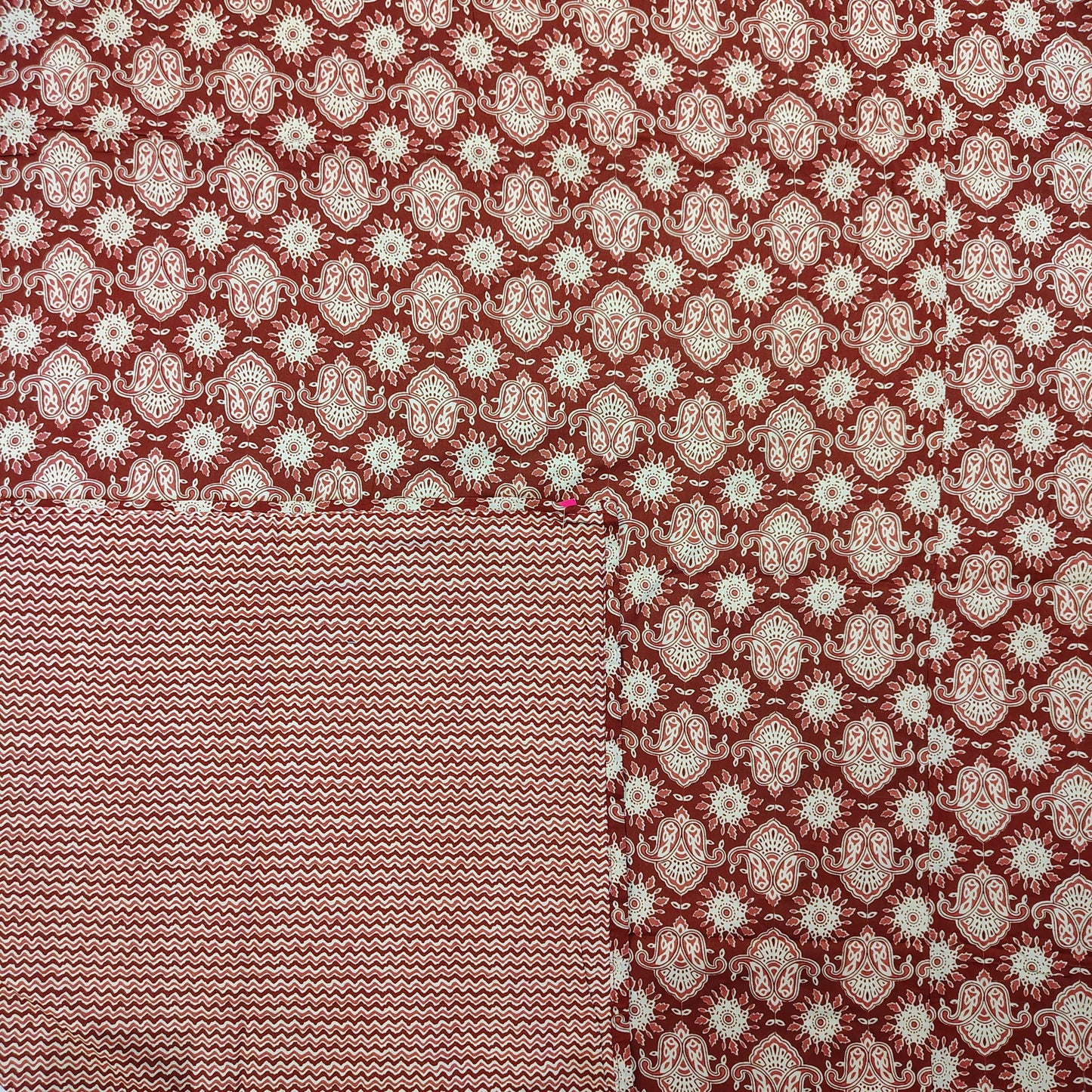 Red Ajrak Dohar