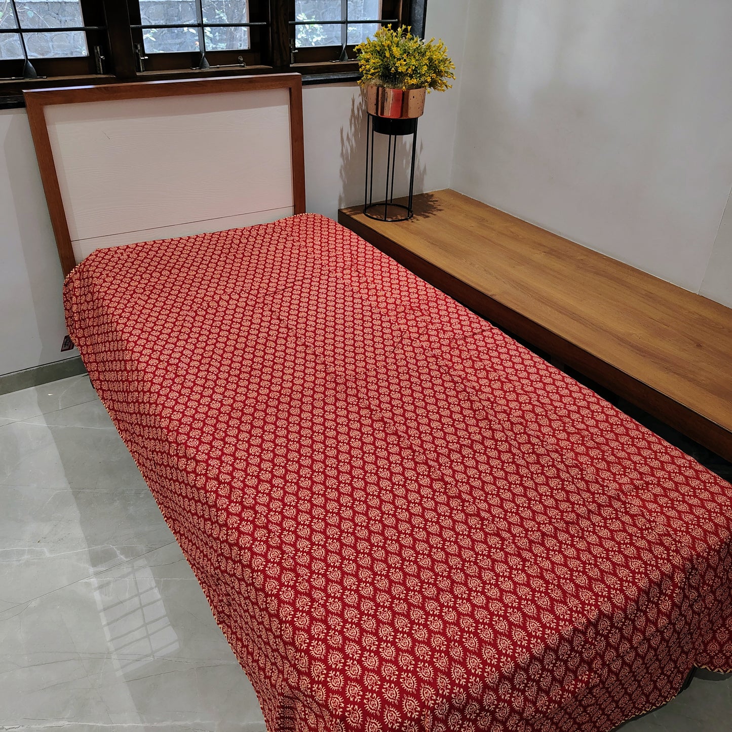 Red Ajrak Dohar