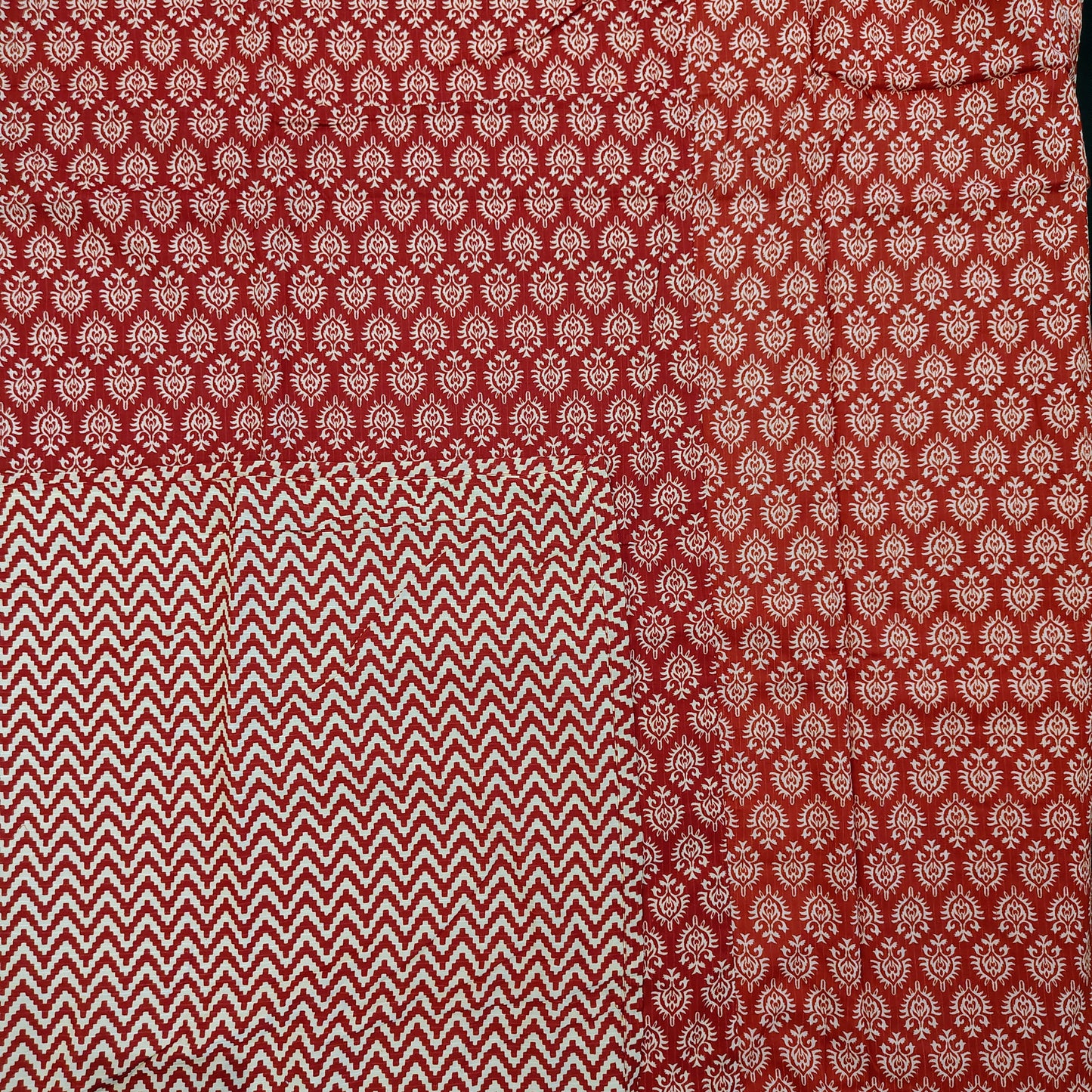 Red Ajrak Dohar