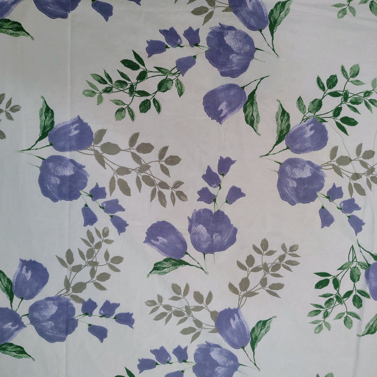 Purple Floral Bedsheet
