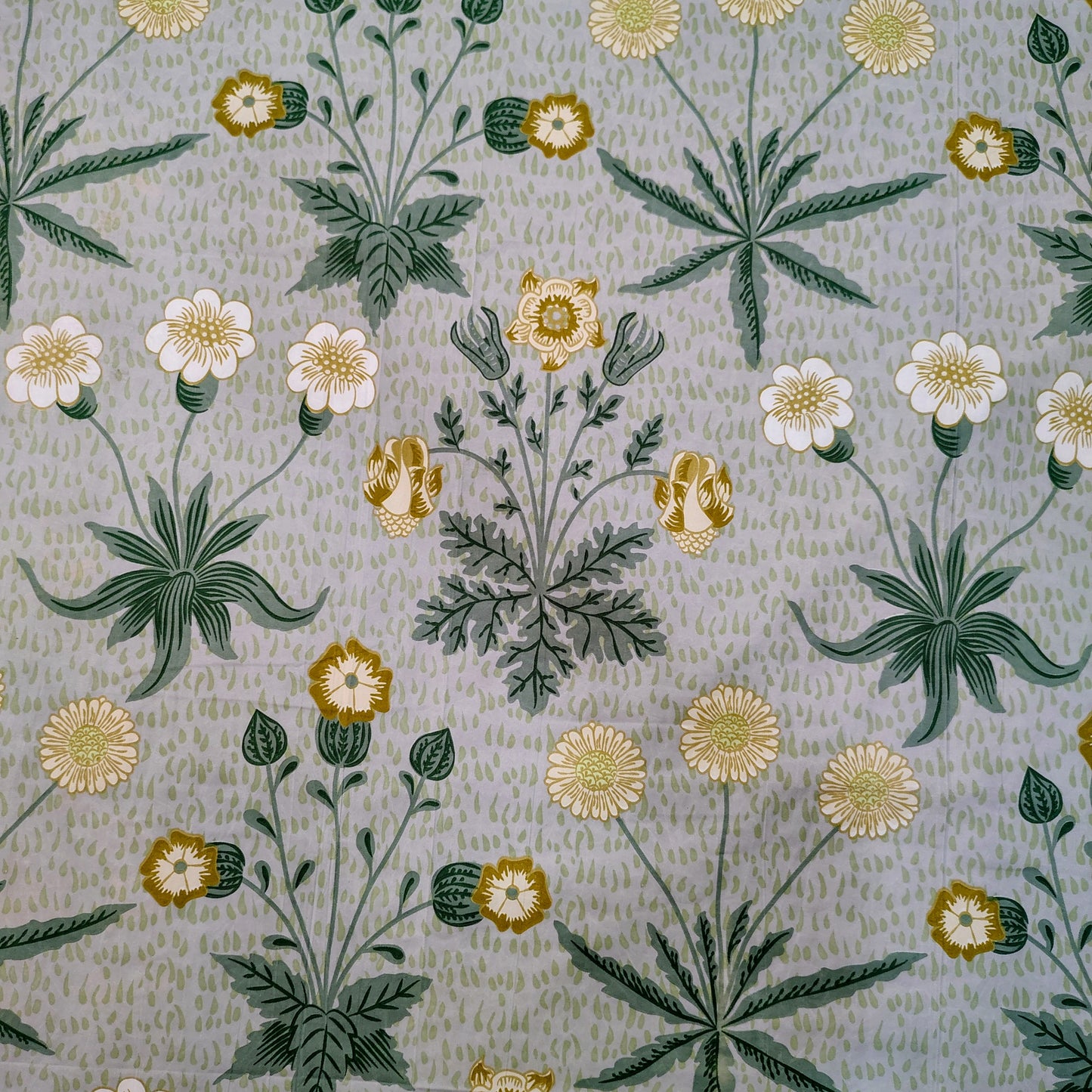 Green Floral Bedsheet