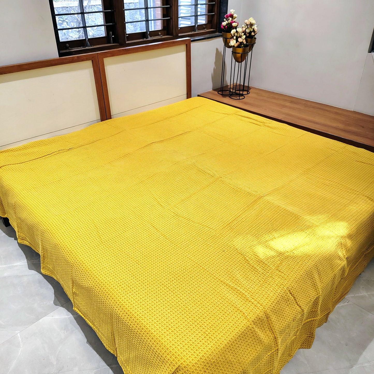 Yellow Boho Bedcover
