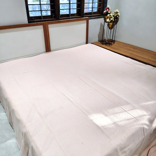 Baby Pink Boho Bedcover