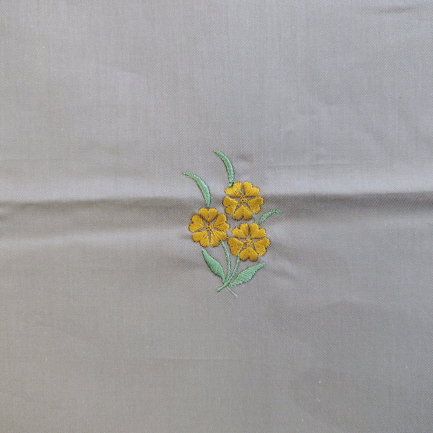 Brown Embroidery Bedsheet