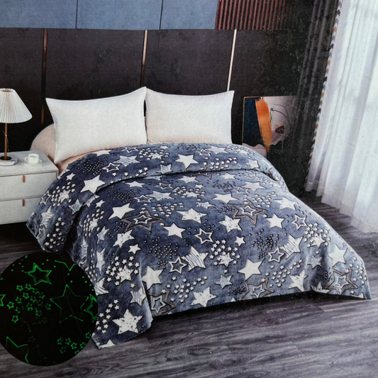 Dark Gray Glow Blanket