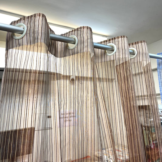 Stripe Sheer Curtains