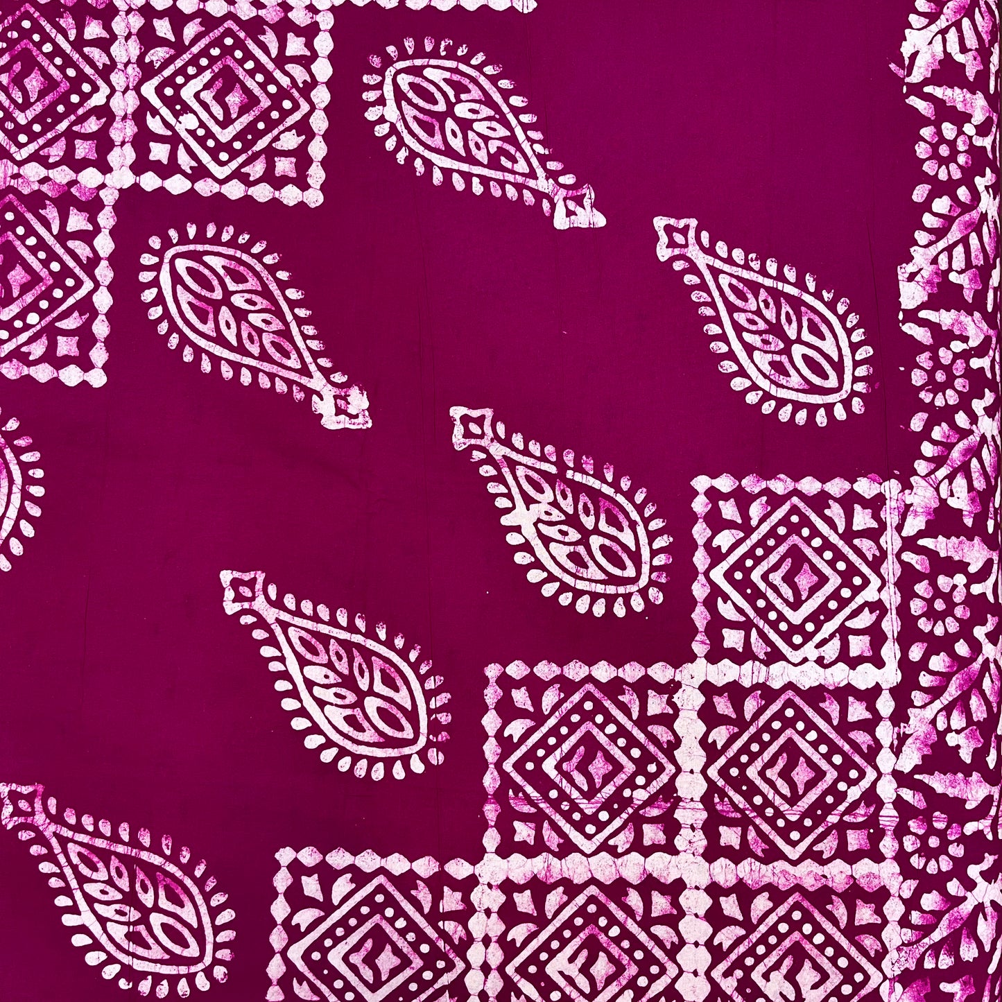 Batik Maroon Bedsheet