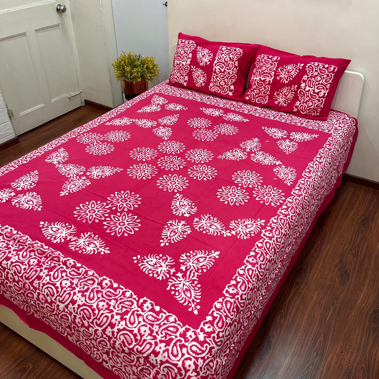Batik Pink Bedsheet