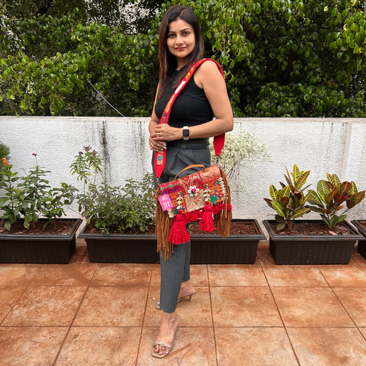 Red Banjara Bag