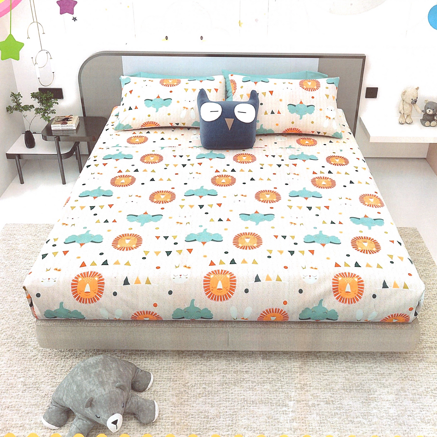 Printed Lion Bedsheet