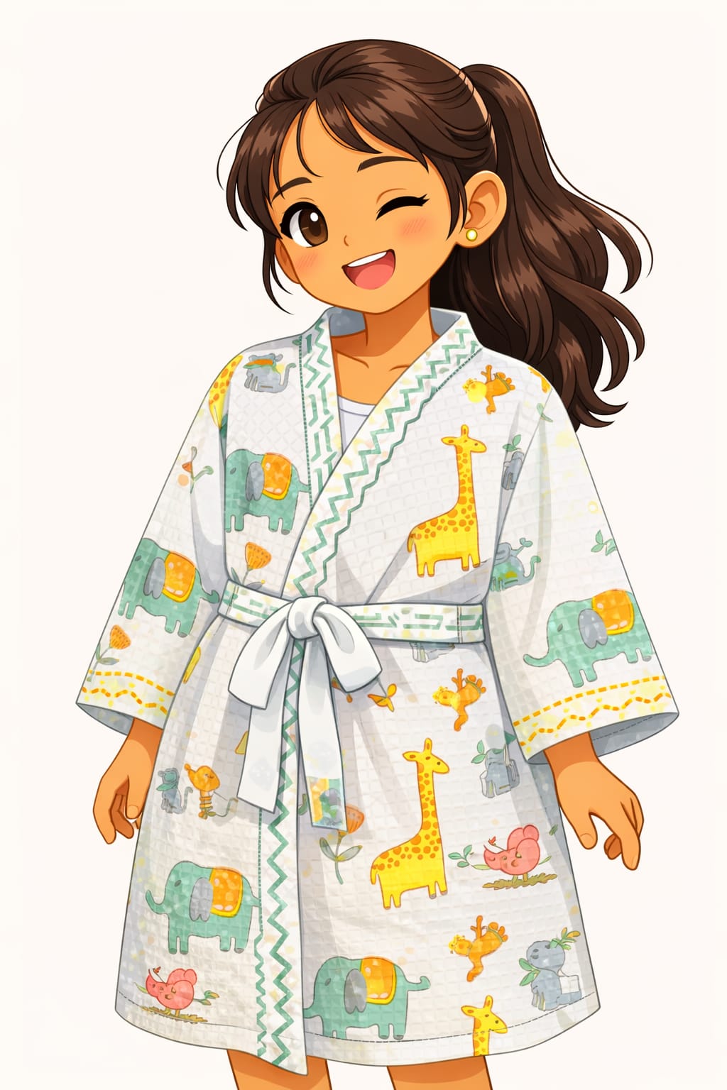 Giraffe Bathrobe