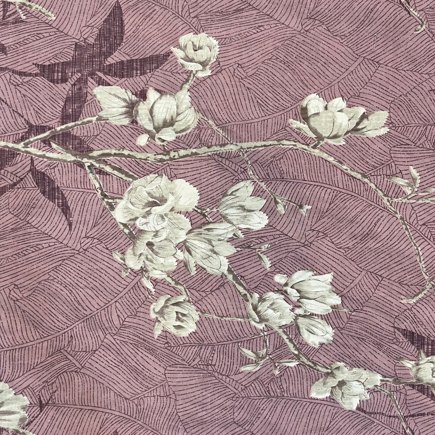 Burnt Onion Colour Floral Bedsheet