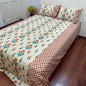 Timeless Red on White Ajrak Bedsheet