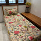 Anokhi Elegance Ochre Floral Bedsheet