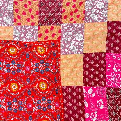 Hot Pink Mosaic Single Dohar