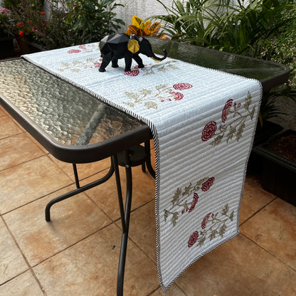 Quilted Cotton Table Runner 1