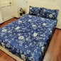 Blue Floral Bedsheet