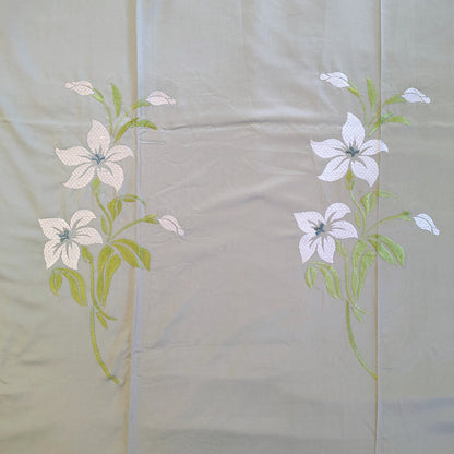 Grey Embroidery Bedsheet