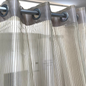 Beige Stripe Sheer Curtain