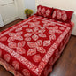 Batik Red Bedsheet
