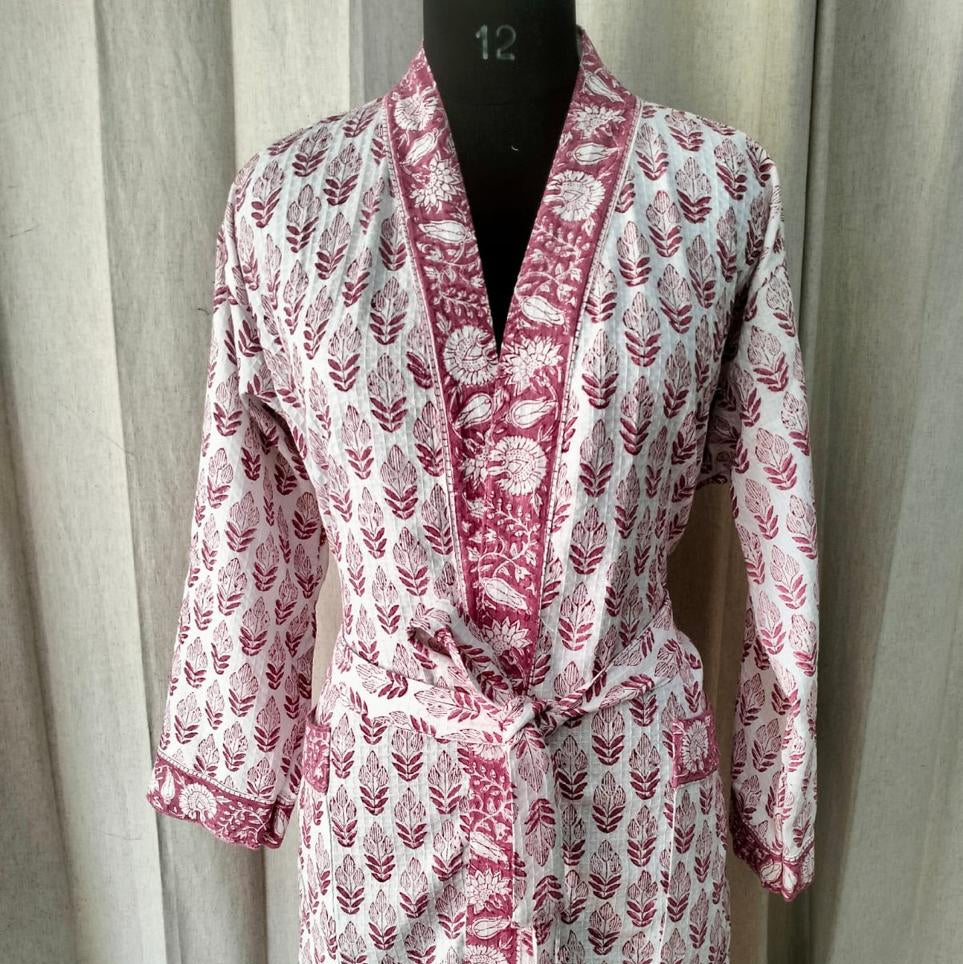 Ultimate Pink Floral Bathrobe