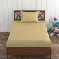 Bold and Simple Beige Color Bedsheet