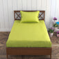 Bold and Simple Green Color Bedsheet