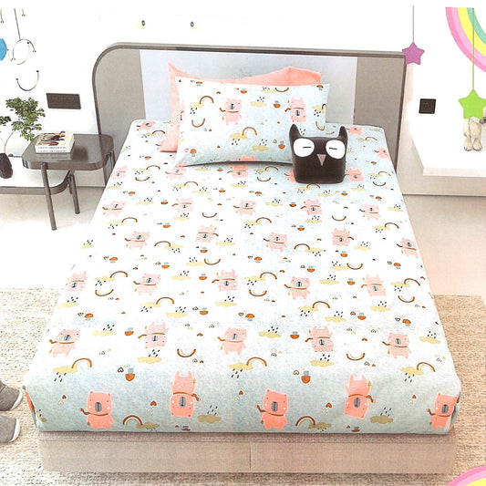 Printed Pig Bedsheet