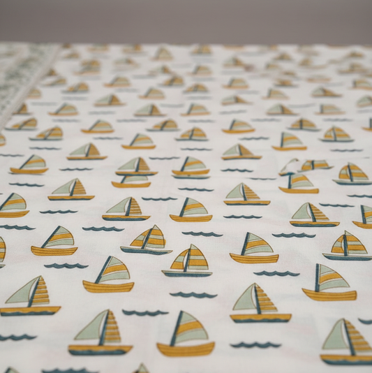 Sail Boat Bedsheet
