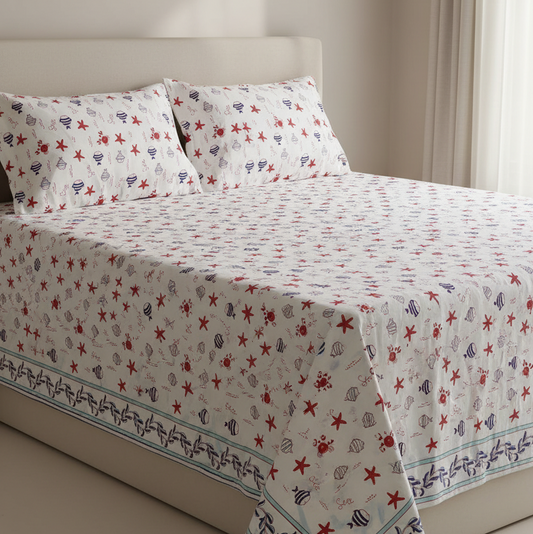 Star Fish Bedsheet