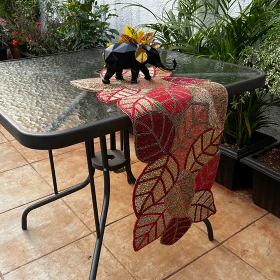 Beaded Table Runner 6