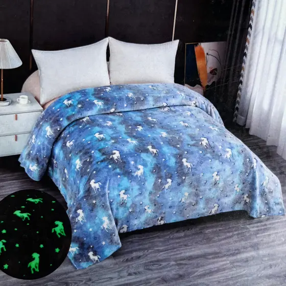 Blue Glow Blanket