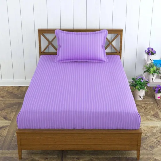 Bold and Simple Purple Color Bedsheet