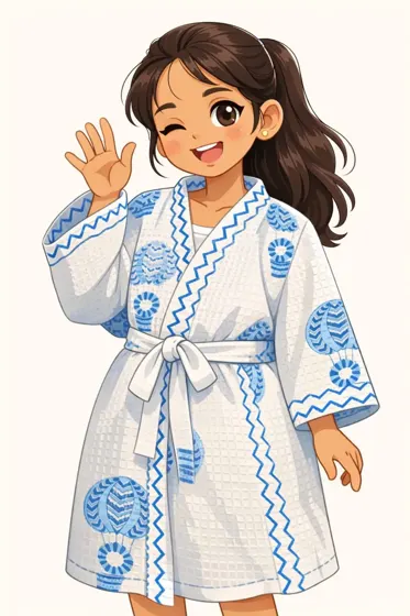 Hot Air Balloon Bathrobe